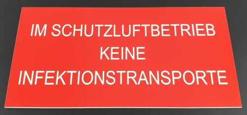 Graviertes Kunststoffschild für die Industrie