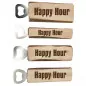 Mobile Preview: Flaschenöffner mit Gravur Happy Hour verschiedene Größen