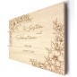 Preview: Gästebuch zur Hochzeit personalisiert mit Motiv "Blumenrand" Titelbild Preview: Gästebuch zur Hochzeit personalisiert mit Motiv "Blumenrand" Titelbild