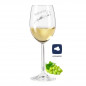 Preview: Geburtstagsgeschenk Weißweingläser mit Gravur und Geschenkbox 2er "Weinranke" 7
