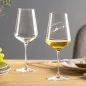 Preview: Puccini Weißweinglas mit Gravur als Geschenk Weinranke 2
