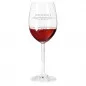 Preview: Rotweinglas mit personalisierter Gravur als Geschenk Name 3