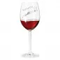 Preview: Rotweinglas mit personalisierter Gravur als Geschenk Weinranke 3