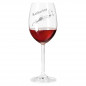 Mobile Preview: Rotweinglas mit personalisierter Gravur als Geschenk Weinranke 5