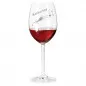 Preview: Rotweinglas mit personalisierter Gravur als Geschenk Weinranke 5