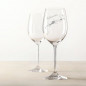 Mobile Preview: Rotweinglas mit personalisierter Gravur als Geschenk Weinranke 6