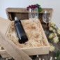 Mobile Preview: Hochzeitsgeschenk Rotweingläser mit Gravur und Geschenkbox "Love" 2