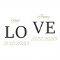 Preview: Hochzeitsgeschenk Sektgläser mit Gravur und Geschenkbox "Love" 10