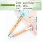Preview: Kugelschreiber aus Bambusholz mit personalisierter Gravur als Geschenk 3