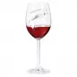Preview: Rotweinglas mit personalisierter Gravur als Geschenk Weinranke Kaufmann