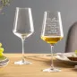 Preview: Puccini Weißweinglas mit Gravur als Geschenk Weihnachten 2