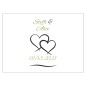 Preview: Gästebuch zur Hochzeit personalisiert mit Motiv "Zwei Herzen" Wunschdaten Preview: Gästebuch zur Hochzeit personalisiert mit Motiv "Zwei Herzen" Wunschdaten