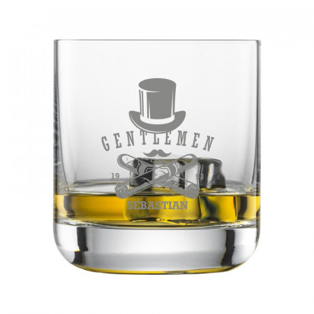 Whiskyglas mit personalisierter Gravur als Geschenk Gentlemen1 2