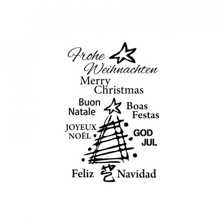 Sektglas mit Gravur als Geschenk zu Weihnachten Motiv im Detail
