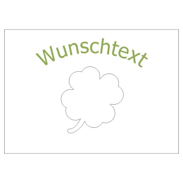 Gästebuch zur Hochzeit personalisiert mit Motiv "Kleeblatt" Wunschdaten Gästebuch zur Hochzeit personalisiert mit Motiv "Kleeblatt" Wunschdaten
