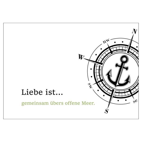 Gästebuch zur Hochzeit personalisiert mit Motiv "Kompass Liebe" Wunschdaten Gästebuch zur Hochzeit personalisiert mit Motiv "Kompass Liebe" Wunschdaten