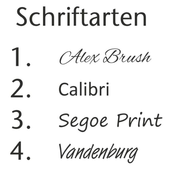 Schluesselanhaenger aus Olivenholz mit personalisierter Gravur als Geschenk Birne Schriftarten