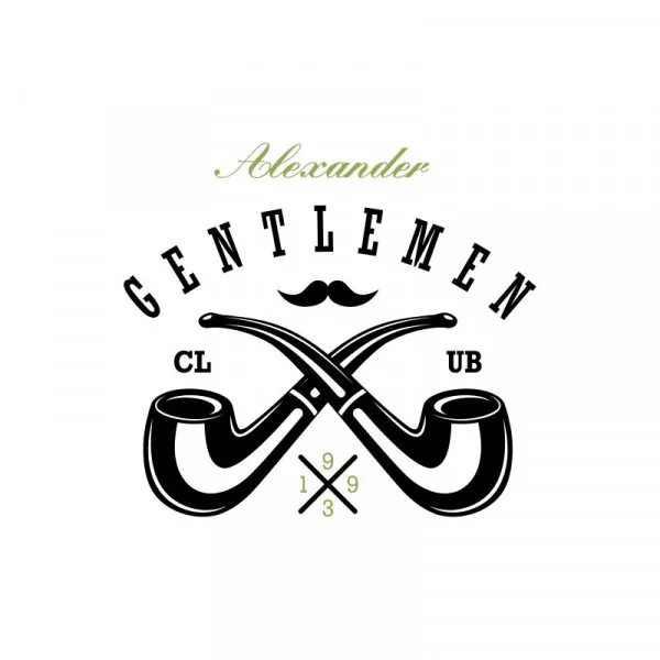 Whiskyglas mit personalisierter Gravur als Geschenk Gentlemen 2 Motiv im Detail