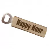 Flaschenöffner mit Gravur "Happy Hour"