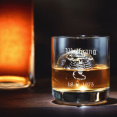 Whiskyglas mit personalisierter Gravur als Geschenk Sternzeichen 1