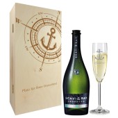 Geburtstagsgeschenk Sektgläser mit Gravur und Geschenkbox 