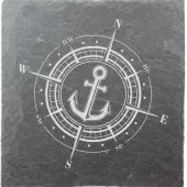 Untersetzer aus Schiefer Kompass Titelbild