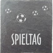 Untersetzer aus Schiefer Spieltag Titelbild