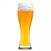 Weizenglas mit personalisierter Gravur als Geschenk Welt der Biere Titelbild