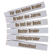 Zollstock mit personalisierter Gravur als Geschenk Bruder 1